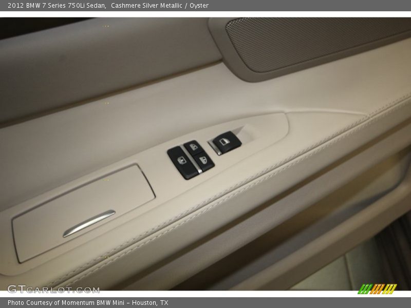 Cashmere Silver Metallic / Oyster 2012 BMW 7 Series 750Li Sedan