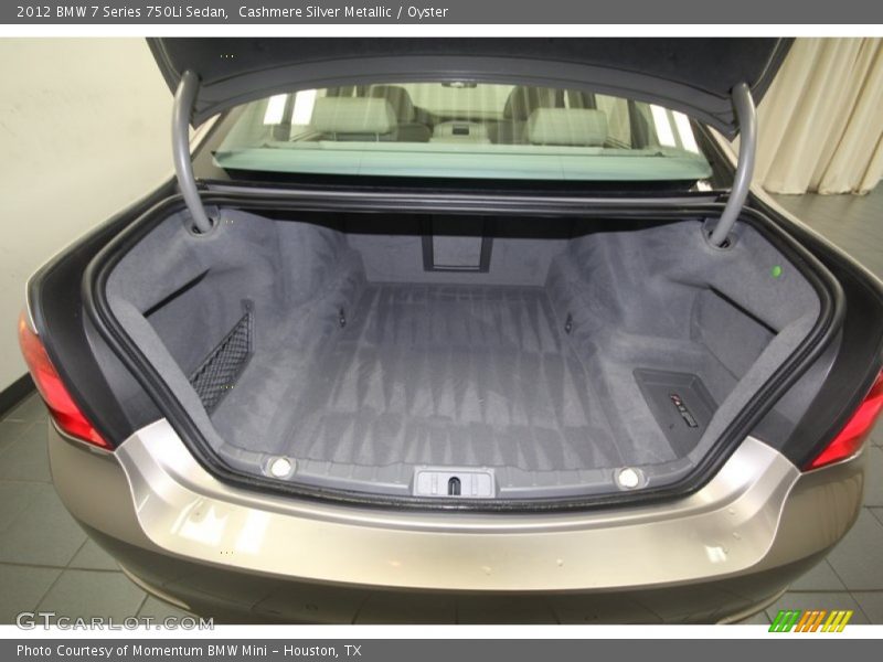 Cashmere Silver Metallic / Oyster 2012 BMW 7 Series 750Li Sedan