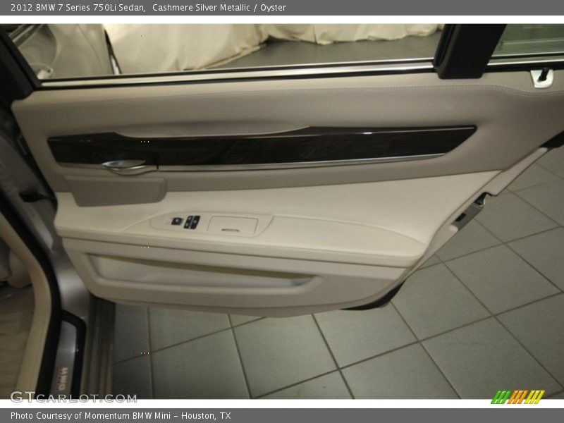 Cashmere Silver Metallic / Oyster 2012 BMW 7 Series 750Li Sedan