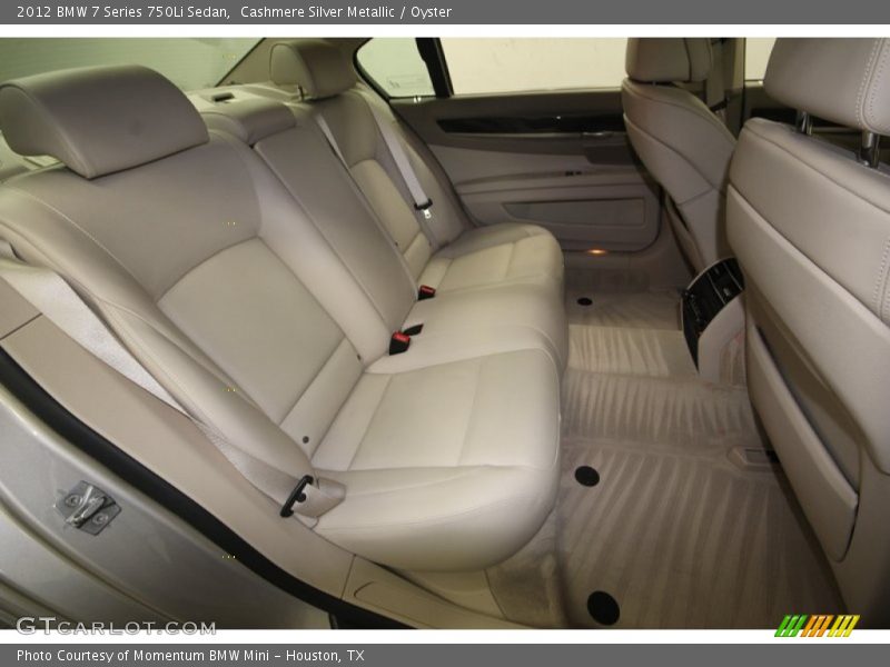 Cashmere Silver Metallic / Oyster 2012 BMW 7 Series 750Li Sedan