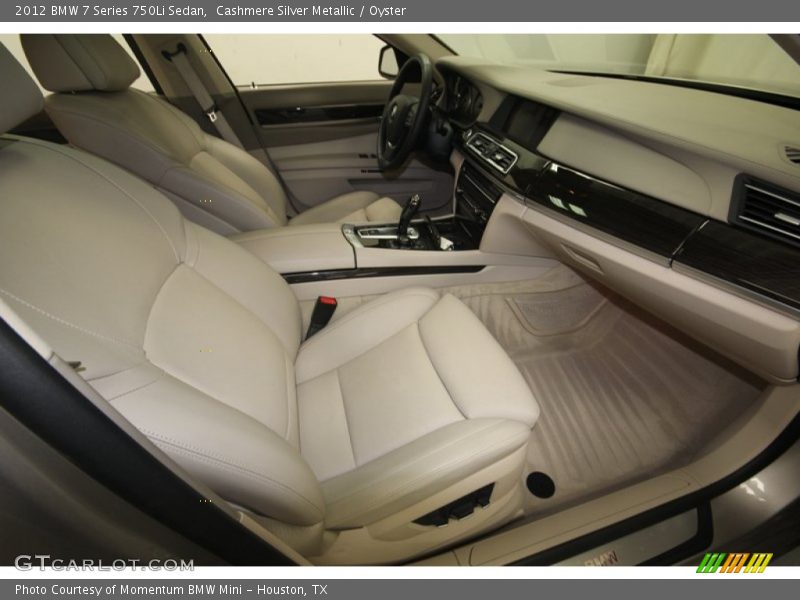 Cashmere Silver Metallic / Oyster 2012 BMW 7 Series 750Li Sedan