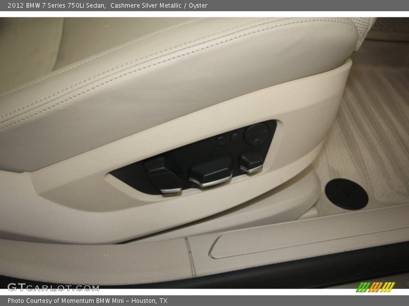 Cashmere Silver Metallic / Oyster 2012 BMW 7 Series 750Li Sedan