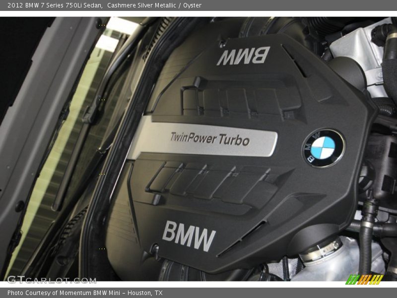 Cashmere Silver Metallic / Oyster 2012 BMW 7 Series 750Li Sedan