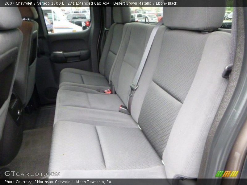 Desert Brown Metallic / Ebony Black 2007 Chevrolet Silverado 1500 LT Z71 Extended Cab 4x4