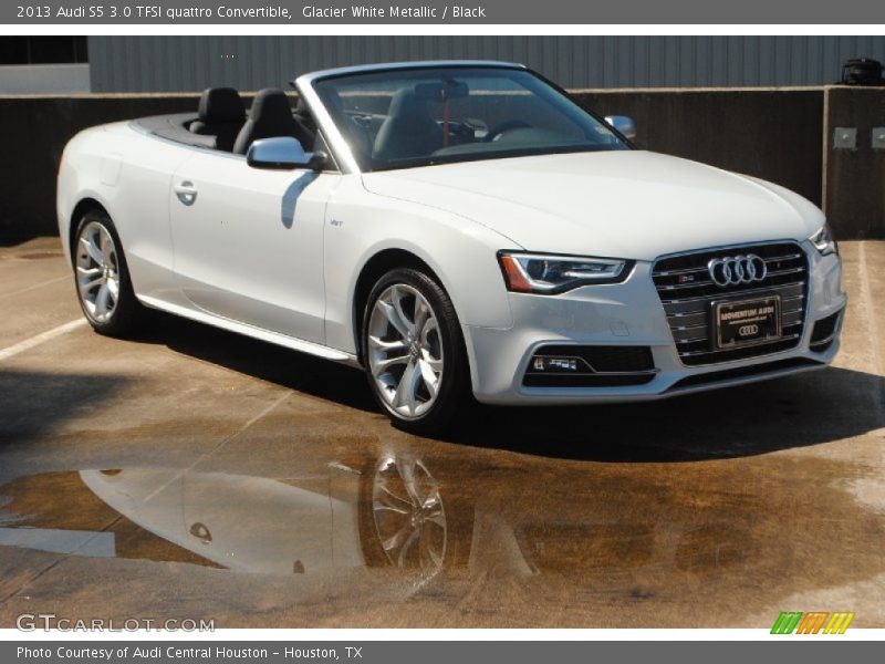 Glacier White Metallic / Black 2013 Audi S5 3.0 TFSI quattro Convertible