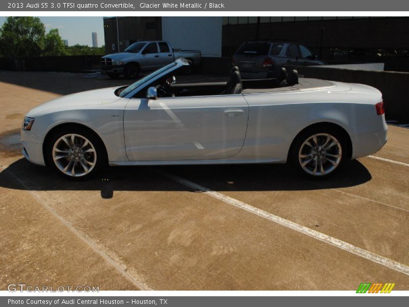 Glacier White Metallic / Black 2013 Audi S5 3.0 TFSI quattro Convertible
