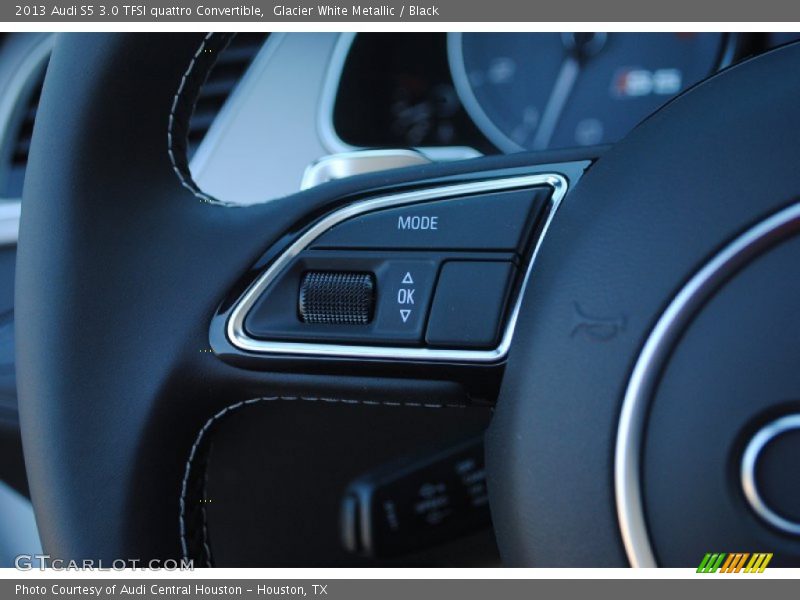 Glacier White Metallic / Black 2013 Audi S5 3.0 TFSI quattro Convertible