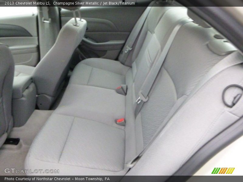 Champagne Silver Metallic / Jet Black/Titanium 2013 Chevrolet Malibu LS