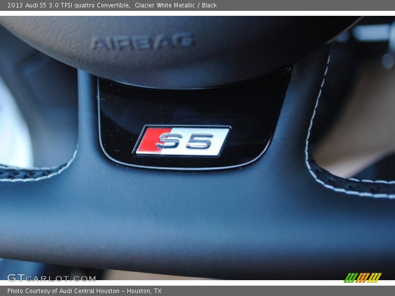 Glacier White Metallic / Black 2013 Audi S5 3.0 TFSI quattro Convertible