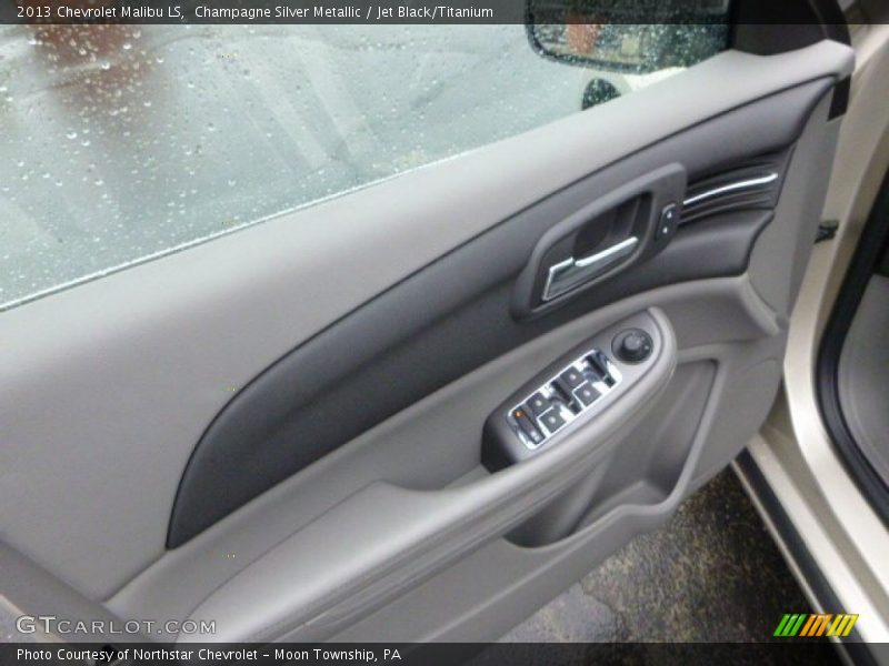 Champagne Silver Metallic / Jet Black/Titanium 2013 Chevrolet Malibu LS