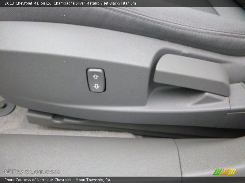 Champagne Silver Metallic / Jet Black/Titanium 2013 Chevrolet Malibu LS