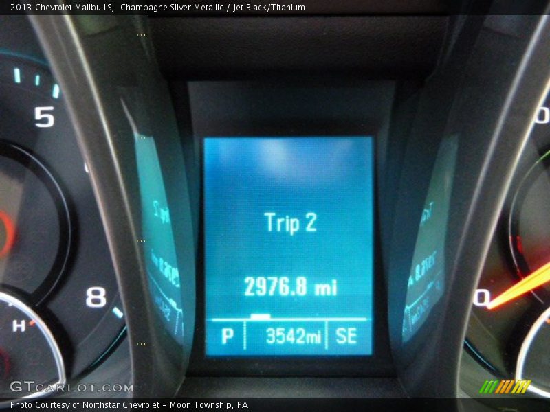 Champagne Silver Metallic / Jet Black/Titanium 2013 Chevrolet Malibu LS