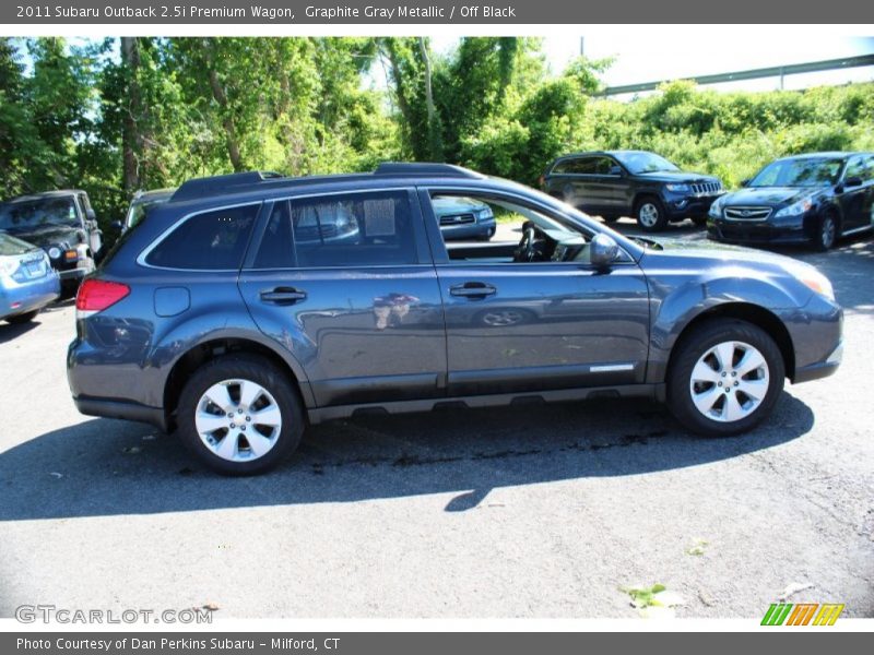 Graphite Gray Metallic / Off Black 2011 Subaru Outback 2.5i Premium Wagon
