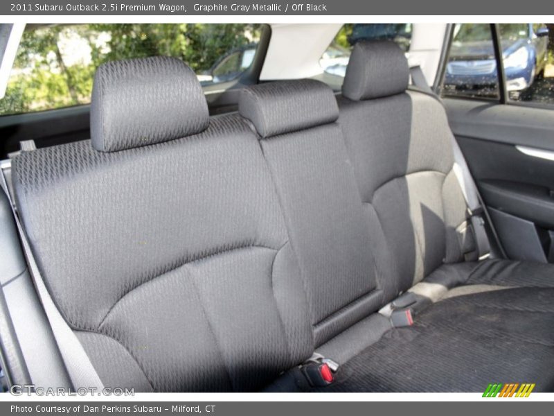 Graphite Gray Metallic / Off Black 2011 Subaru Outback 2.5i Premium Wagon