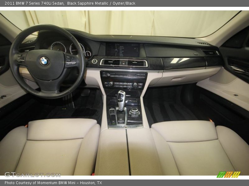 Black Sapphire Metallic / Oyster/Black 2011 BMW 7 Series 740Li Sedan