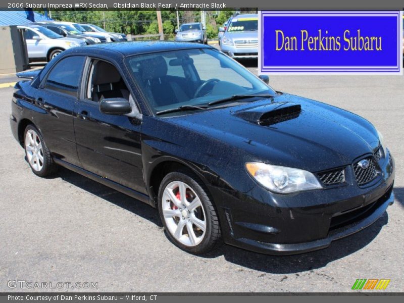 Obsidian Black Pearl / Anthracite Black 2006 Subaru Impreza WRX Sedan