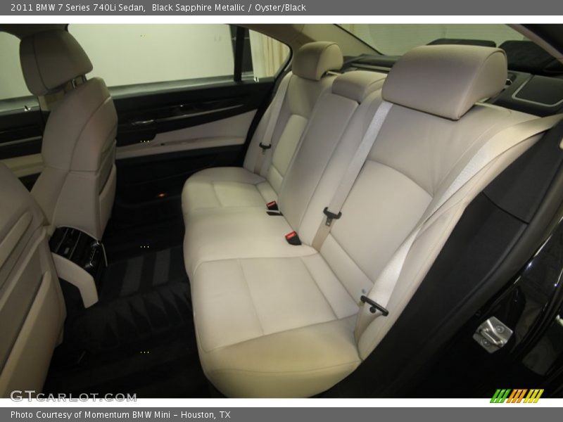 Black Sapphire Metallic / Oyster/Black 2011 BMW 7 Series 740Li Sedan