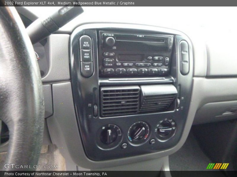 Medium Wedgewood Blue Metallic / Graphite 2002 Ford Explorer XLT 4x4
