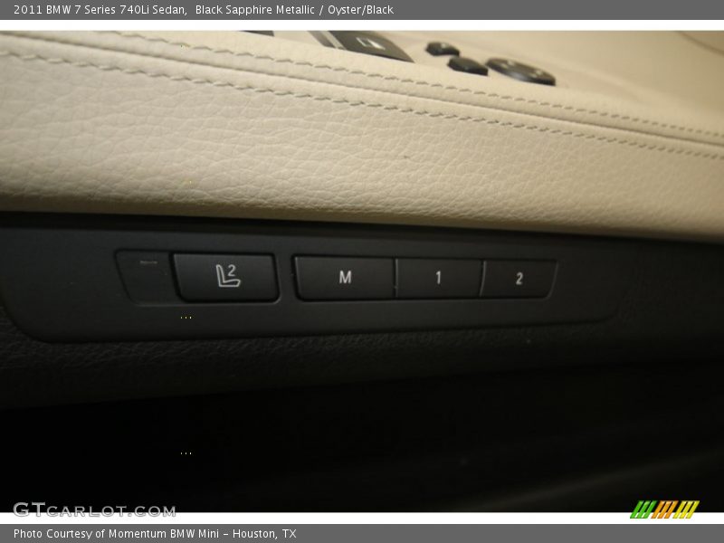 Black Sapphire Metallic / Oyster/Black 2011 BMW 7 Series 740Li Sedan