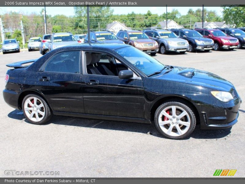 Obsidian Black Pearl / Anthracite Black 2006 Subaru Impreza WRX Sedan