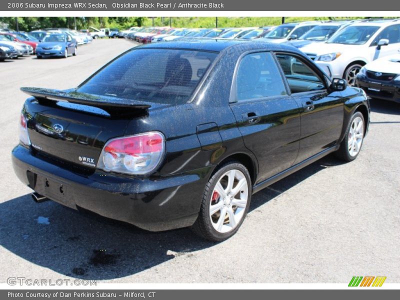 Obsidian Black Pearl / Anthracite Black 2006 Subaru Impreza WRX Sedan