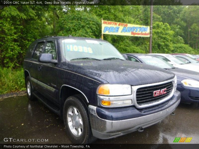 Deep Blue Metallic / Neutral/Shale 2004 GMC Yukon SLT 4x4
