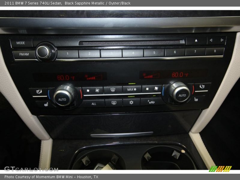 Black Sapphire Metallic / Oyster/Black 2011 BMW 7 Series 740Li Sedan