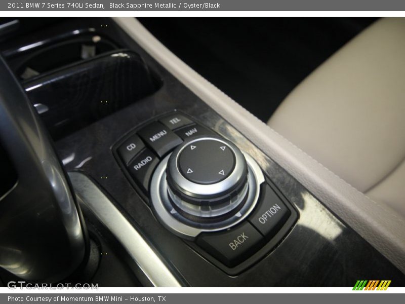 Black Sapphire Metallic / Oyster/Black 2011 BMW 7 Series 740Li Sedan