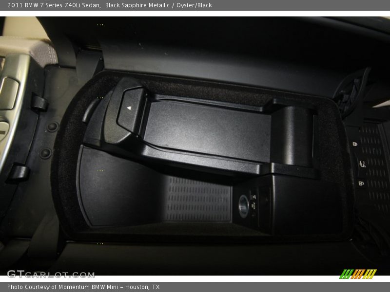 Black Sapphire Metallic / Oyster/Black 2011 BMW 7 Series 740Li Sedan