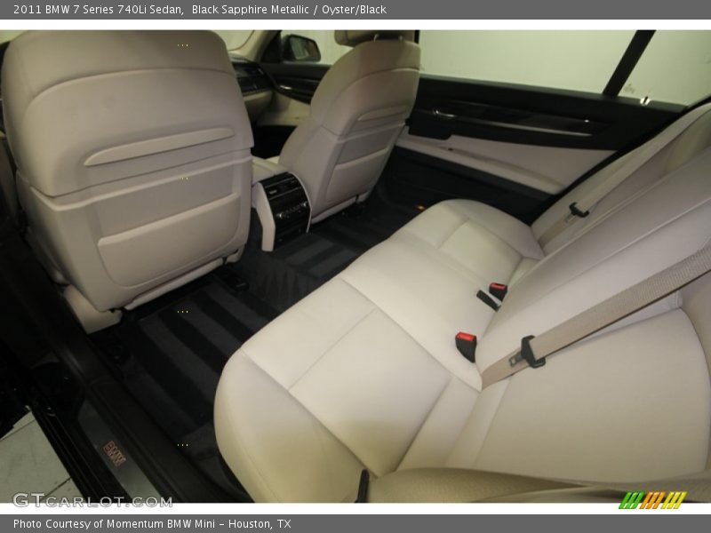 Black Sapphire Metallic / Oyster/Black 2011 BMW 7 Series 740Li Sedan