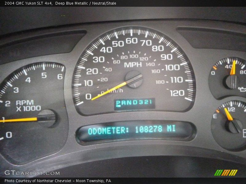 Deep Blue Metallic / Neutral/Shale 2004 GMC Yukon SLT 4x4