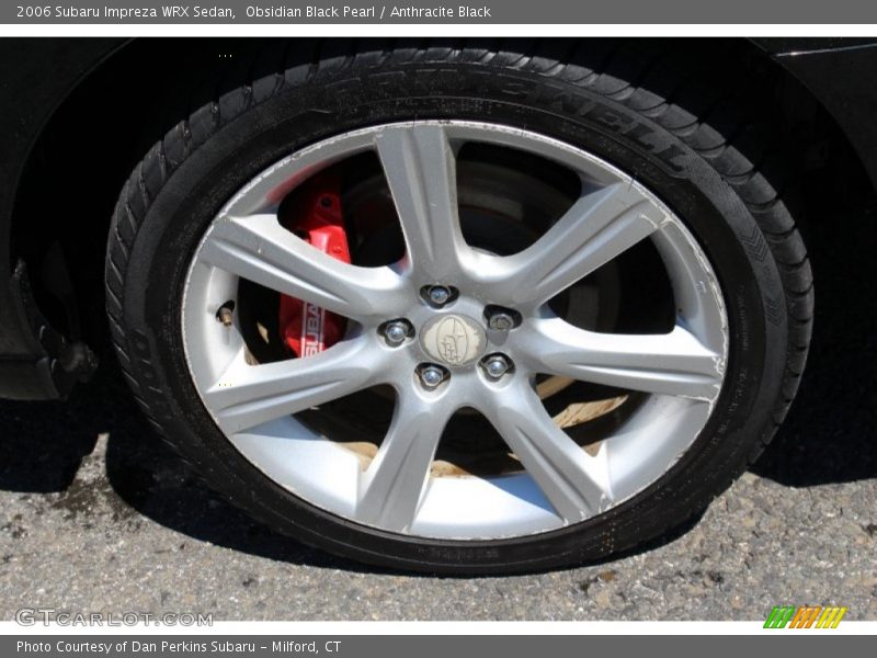 Obsidian Black Pearl / Anthracite Black 2006 Subaru Impreza WRX Sedan