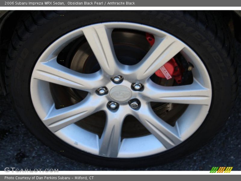 Obsidian Black Pearl / Anthracite Black 2006 Subaru Impreza WRX Sedan