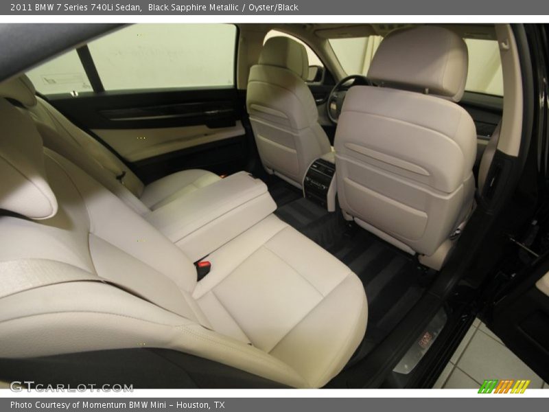 Black Sapphire Metallic / Oyster/Black 2011 BMW 7 Series 740Li Sedan