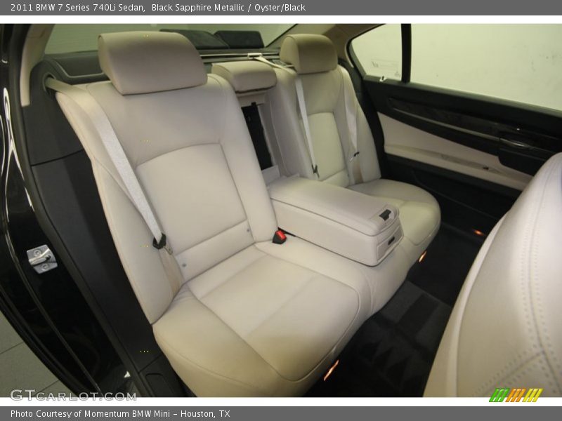 Black Sapphire Metallic / Oyster/Black 2011 BMW 7 Series 740Li Sedan