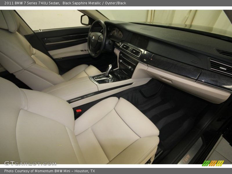 Black Sapphire Metallic / Oyster/Black 2011 BMW 7 Series 740Li Sedan