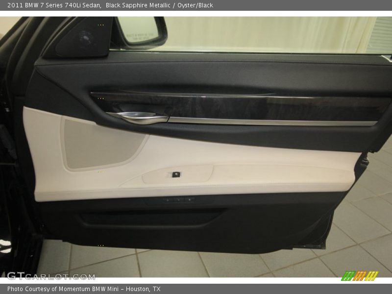 Black Sapphire Metallic / Oyster/Black 2011 BMW 7 Series 740Li Sedan