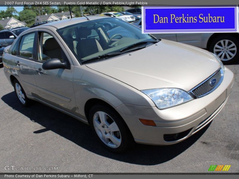Pueblo Gold Metallic / Dark Pebble/Light Pebble 2007 Ford Focus ZX4 SES Sedan