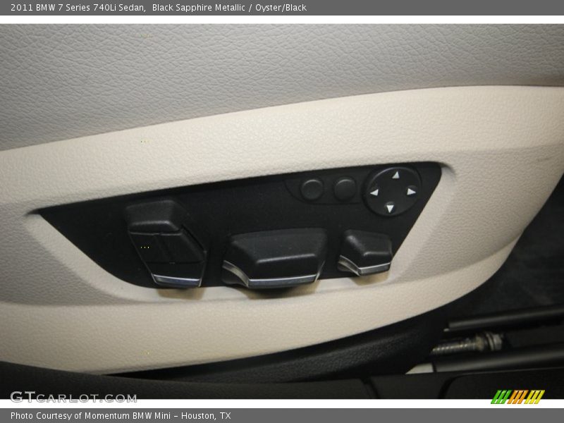 Black Sapphire Metallic / Oyster/Black 2011 BMW 7 Series 740Li Sedan