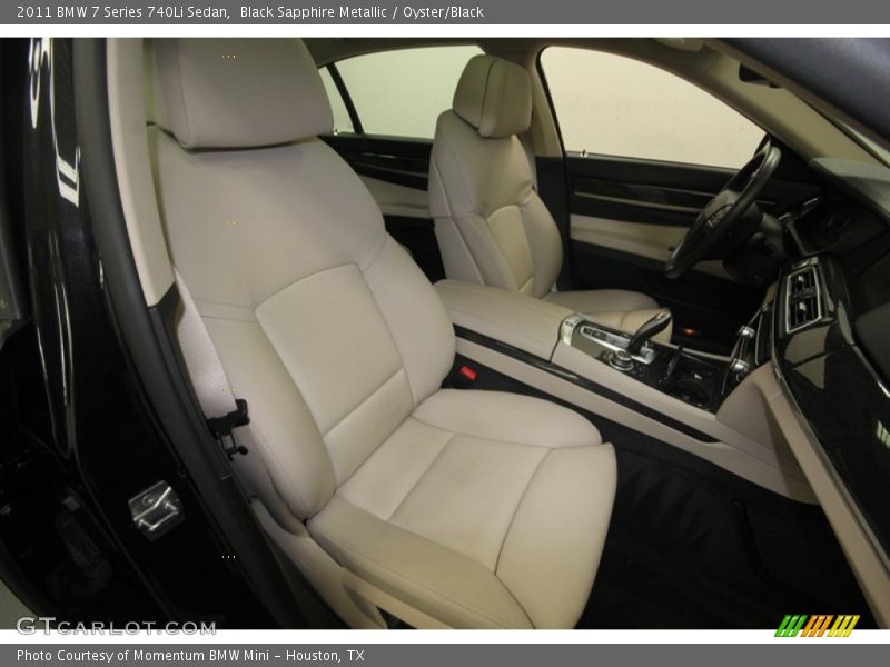 Black Sapphire Metallic / Oyster/Black 2011 BMW 7 Series 740Li Sedan