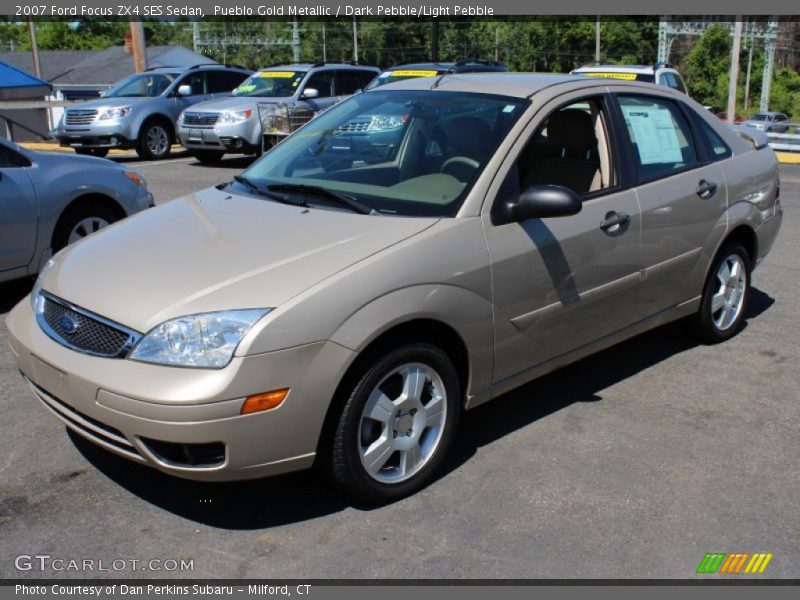 Pueblo Gold Metallic / Dark Pebble/Light Pebble 2007 Ford Focus ZX4 SES Sedan