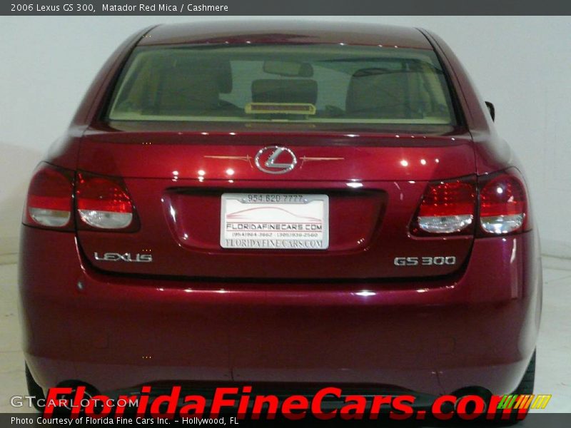 Matador Red Mica / Cashmere 2006 Lexus GS 300