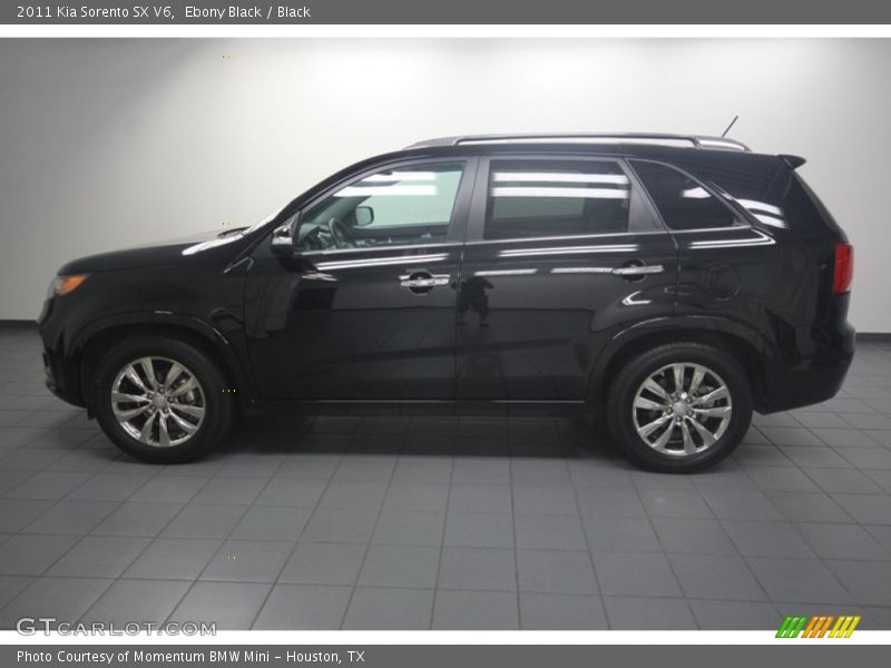 Ebony Black / Black 2011 Kia Sorento SX V6