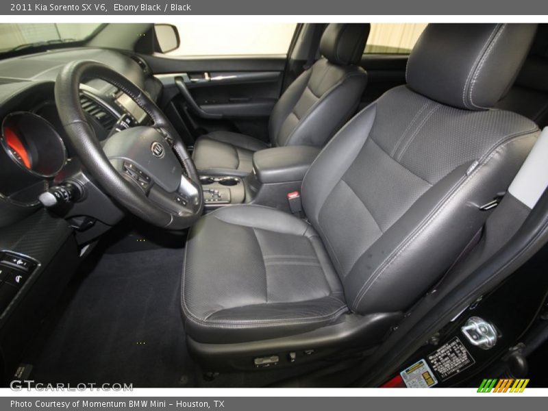 Ebony Black / Black 2011 Kia Sorento SX V6
