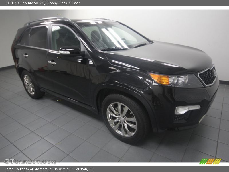 Ebony Black / Black 2011 Kia Sorento SX V6