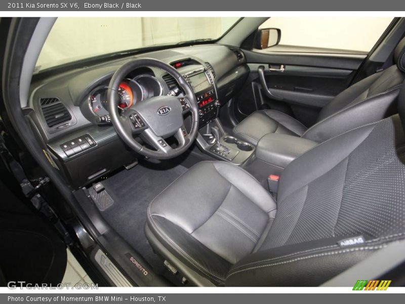 Ebony Black / Black 2011 Kia Sorento SX V6