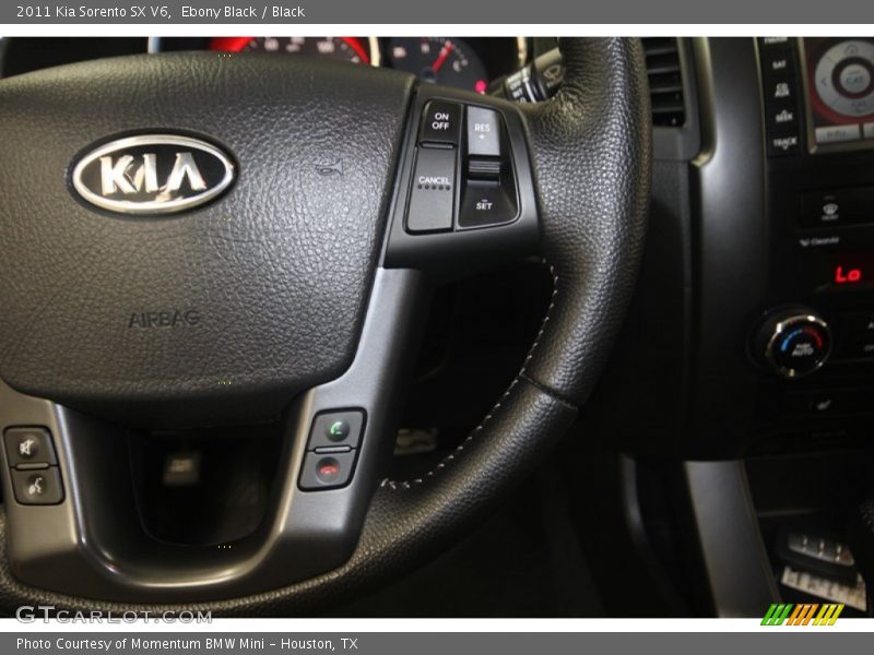 Ebony Black / Black 2011 Kia Sorento SX V6