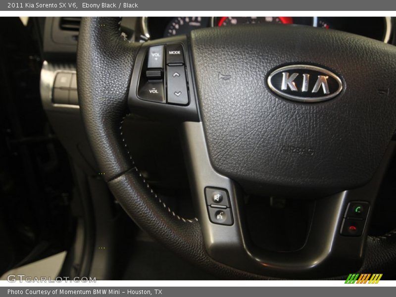 Ebony Black / Black 2011 Kia Sorento SX V6