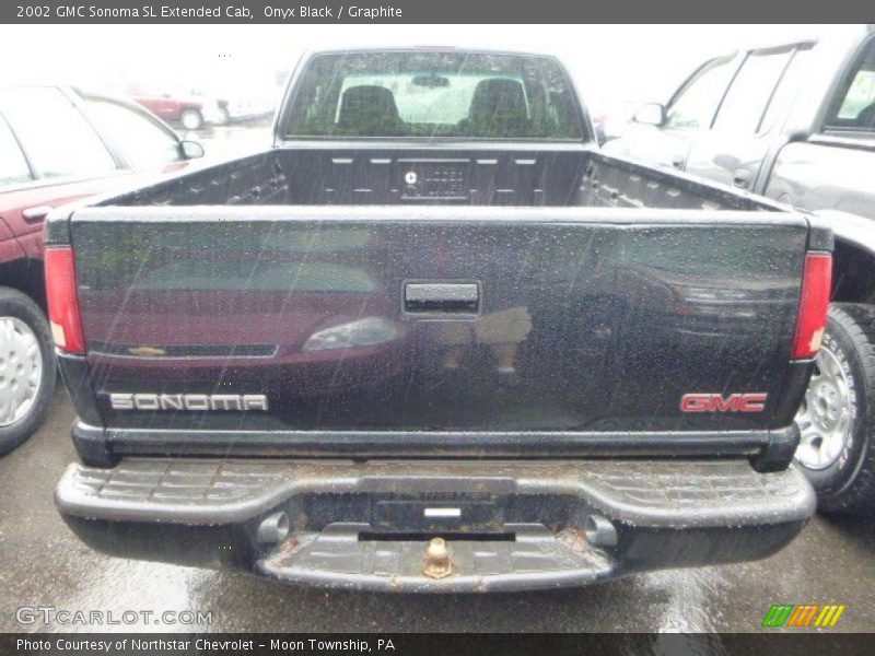 Onyx Black / Graphite 2002 GMC Sonoma SL Extended Cab