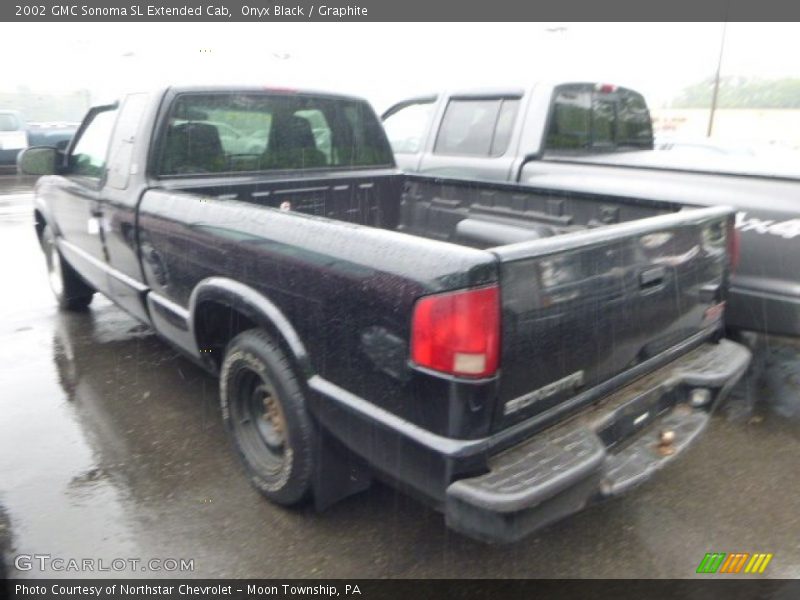 Onyx Black / Graphite 2002 GMC Sonoma SL Extended Cab
